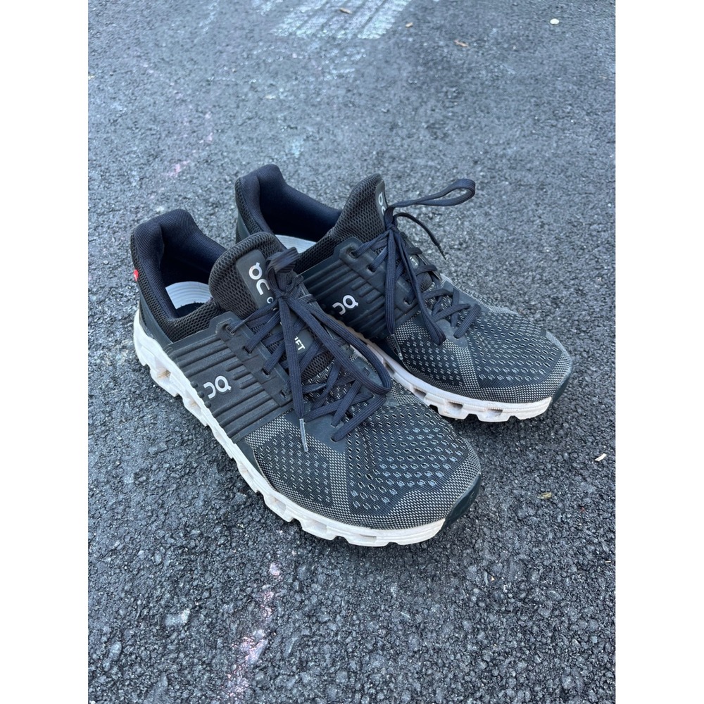 On Running Cloudswift Mens 10 Black Rock Running Shoes 41.99585 Road Sneakers